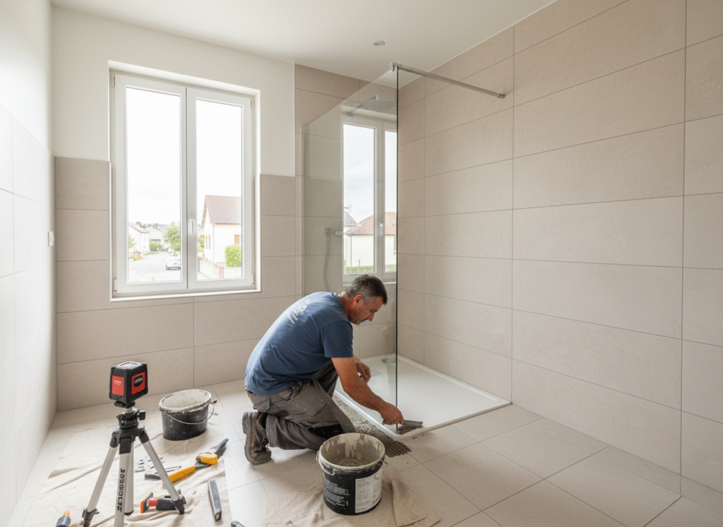 Rénovation de salle de bain à Audincourt : créez un espace moderne et fonctionnel avec SASU Max